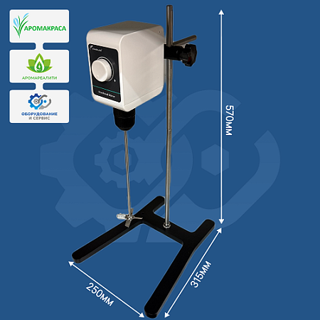 Верхнеприводная мешалка бесщеточная с механической регулировкой скорости Верхнеприводная мешалка бесщеточная с механической регулировкой скорости